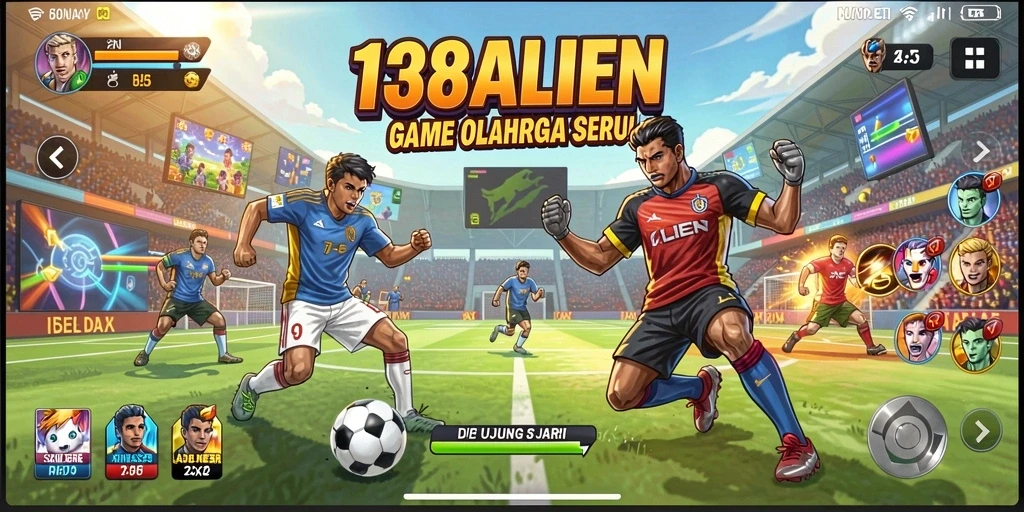 Tangkapan layar dari gameplay seru di 138ALIEN