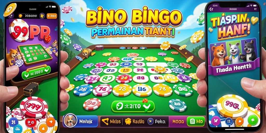 Tampilan gameplay Bingo yang menegangkan dan seru di 99RP.