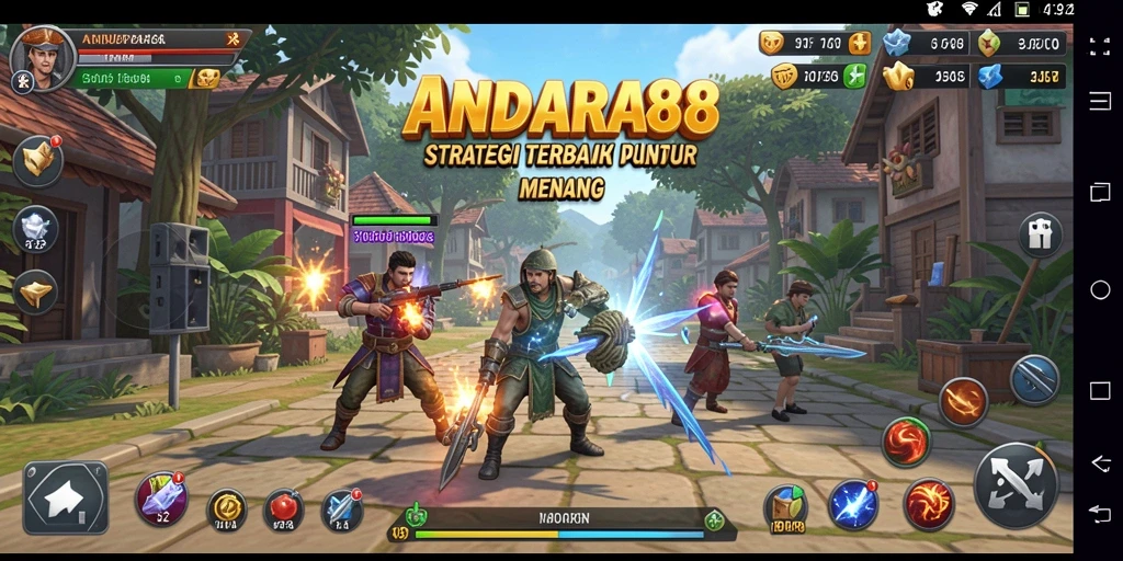 Tampilan gameplay ANDARA88 yang menarik dan seru.