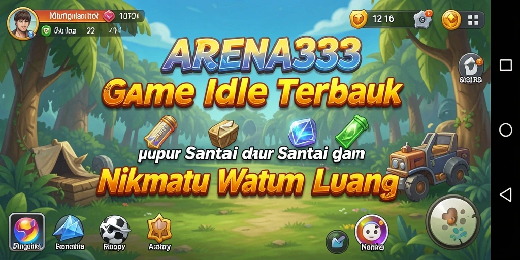 Tampilan gameplay menarik dari ARENA333 yang sederhana dan adiktif.