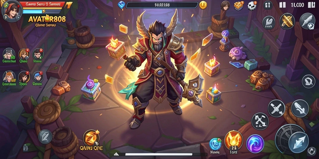 Gameplay menarik dalam AVATAR808 dengan pengalaman QiuQiu seru.