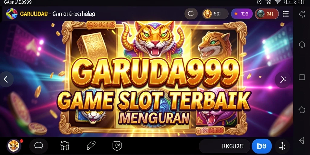 Tampilan gameplay slot yang seru dan menarik di GARUDA999.