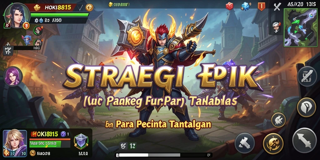 Tangkapan layar HOKI8815 yang menunjukkan aksi strategi seru.