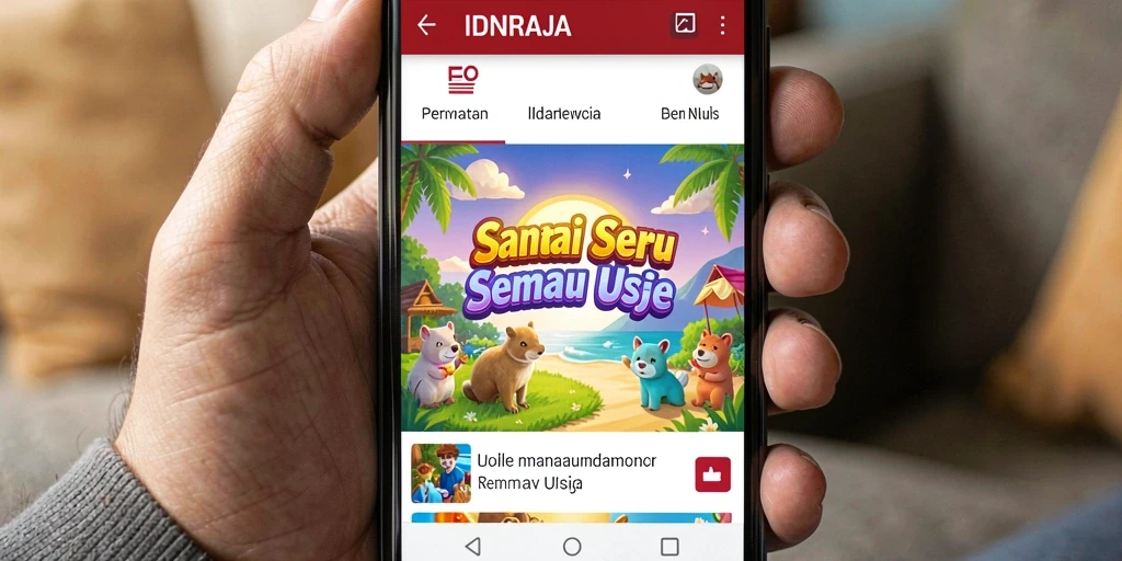 Tangkapan layar permainan IDNRAJA menampilkan keseruan gameplay Casual yang menghibur.