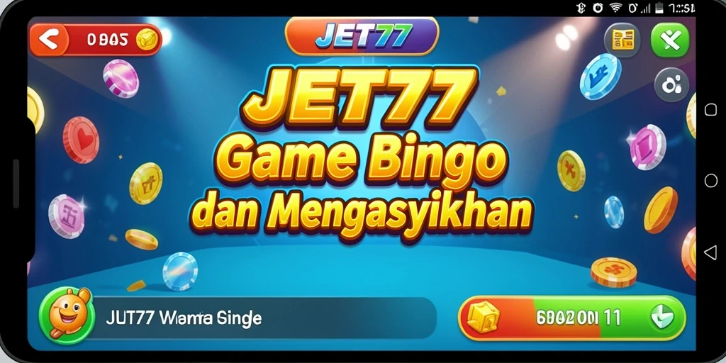 Tampilan permainan Bingo <strong>JET77</strong> yang seru dan menarik.