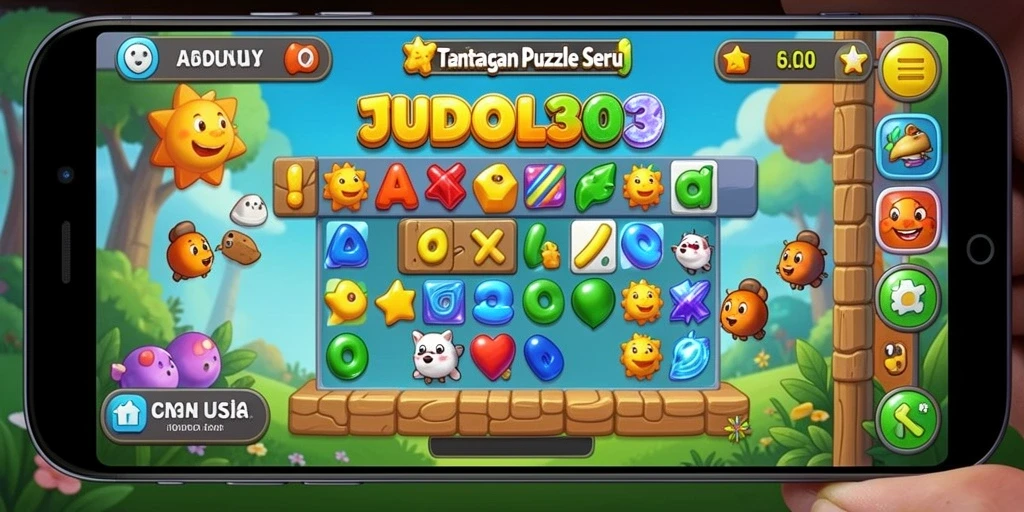 Screenshot gameplay menunjukkan tantangan puzzle yang menarik dan seru.