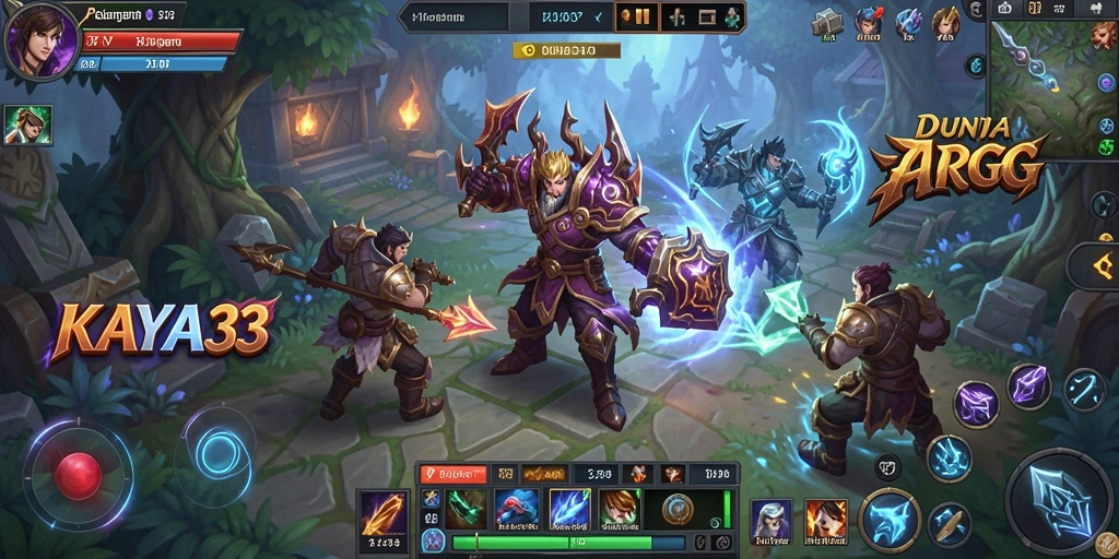 Screenshot KAYA33 menunjukkan aksi seru dalam pertarungan ARPG.
