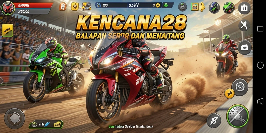 Tampilan gameplay KENCANA28 yang menegangkan dan seru.
