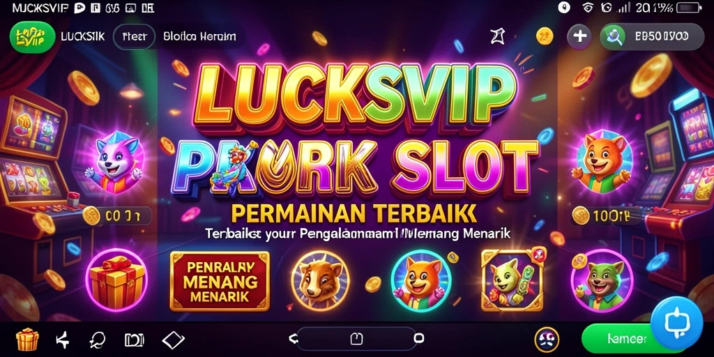 Tampilan gameplay menarik dari LUCKSVIP yang penuh warna.