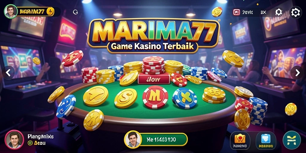 Tampilan gameplay yang seru di MARIMA77, nikmati keseruan Kasino.