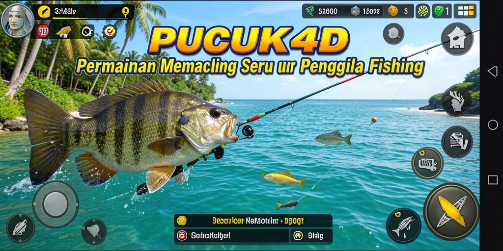 Gameplay PUCUK4D yang memukau saat menangkap ikan di danau.
