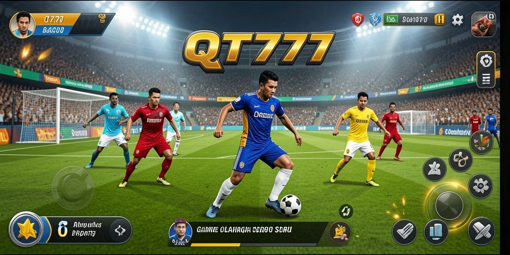 Gameplay QT777 yang mendebarkan dalam aksi olahraga.