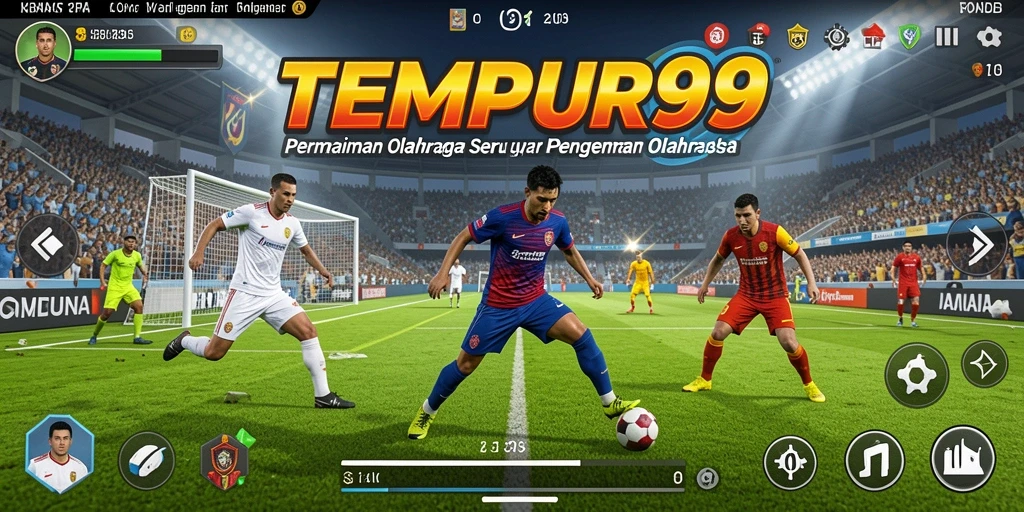 Gameplay seru dari TEMPUR99 yang menampilkan berbagai cabang olahraga.